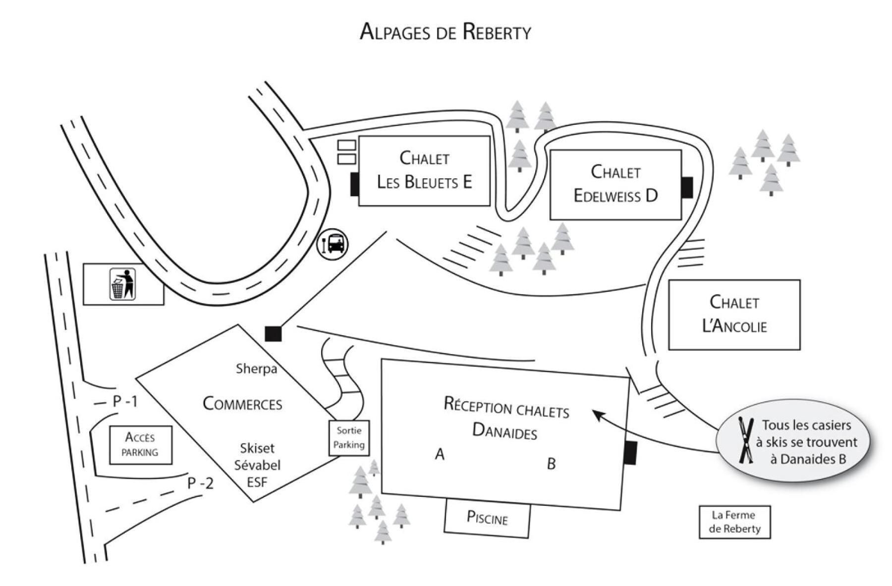 Residence Alpages De Reberty - Appartement Spacieux Et Confortable - Proche Des Pistes - Balcon - Piscine - Parking Couvert Mae-0664 Saint-Martin-de-Belleville Luaran gambar