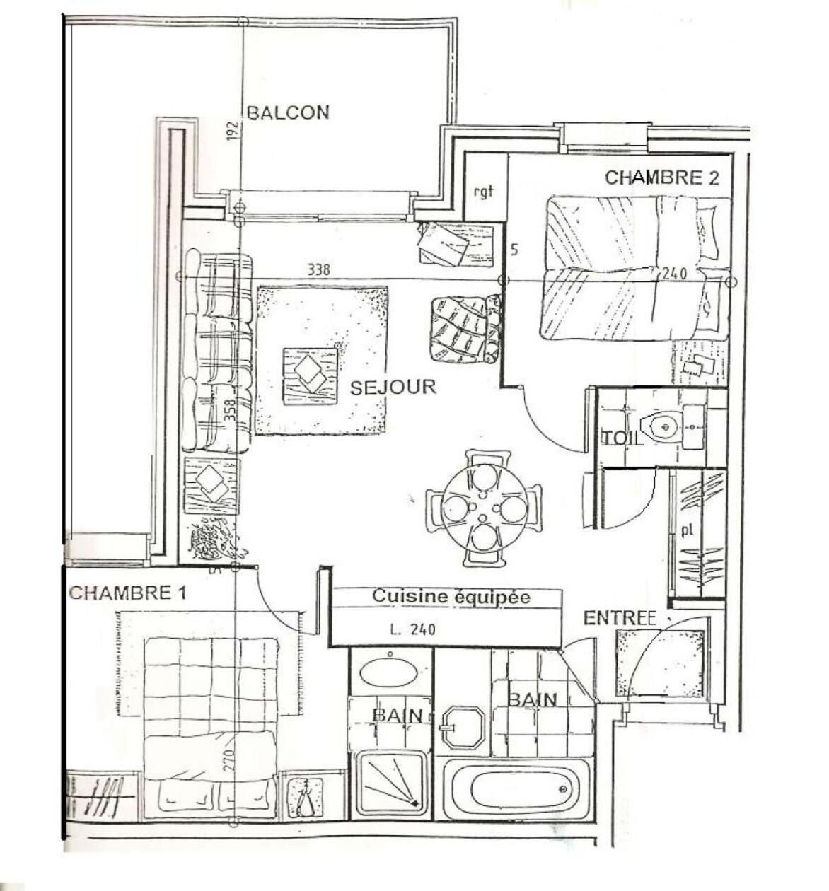 Residence Alpages De Reberty - Appartement Spacieux Et Confortable - Proche Des Pistes - Balcon - Piscine - Parking Couvert Mae-0664 Saint-Martin-de-Belleville Luaran gambar